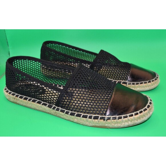Circus by Sam Edelman Women's Summer Flat Espadrille, Sz 6 Black - Picture 1 of 7